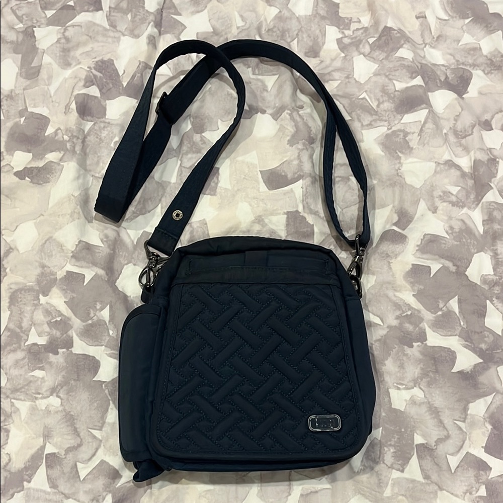 Lug Navy Crossbody Bag